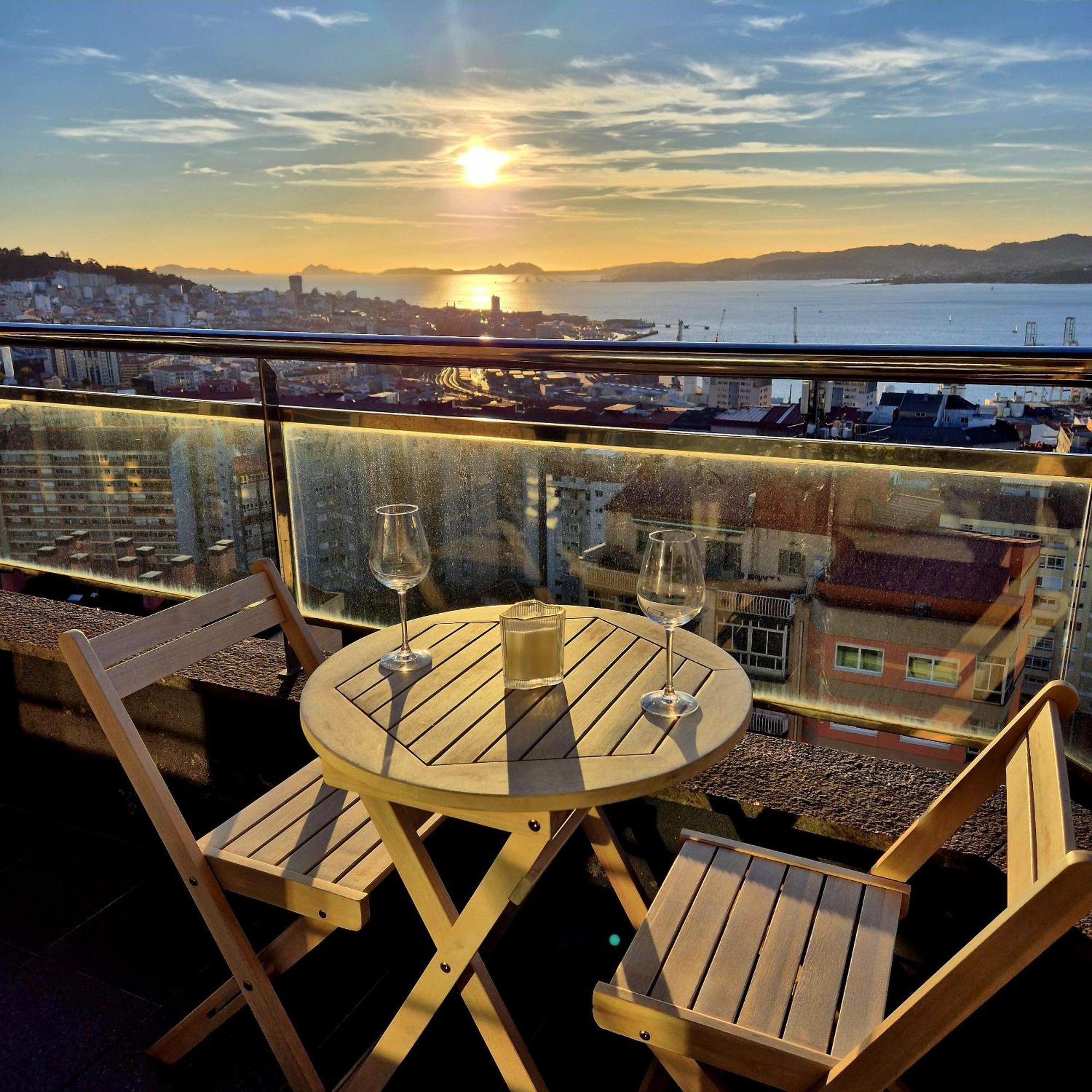 Vistasaragon Lägenhet Vigo Exteriör bild